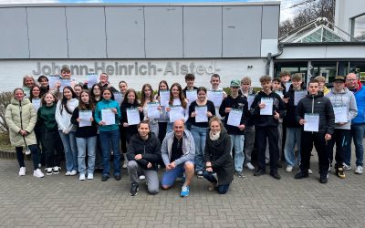 MINT Zertifikate in den Klassen R9a und R9b