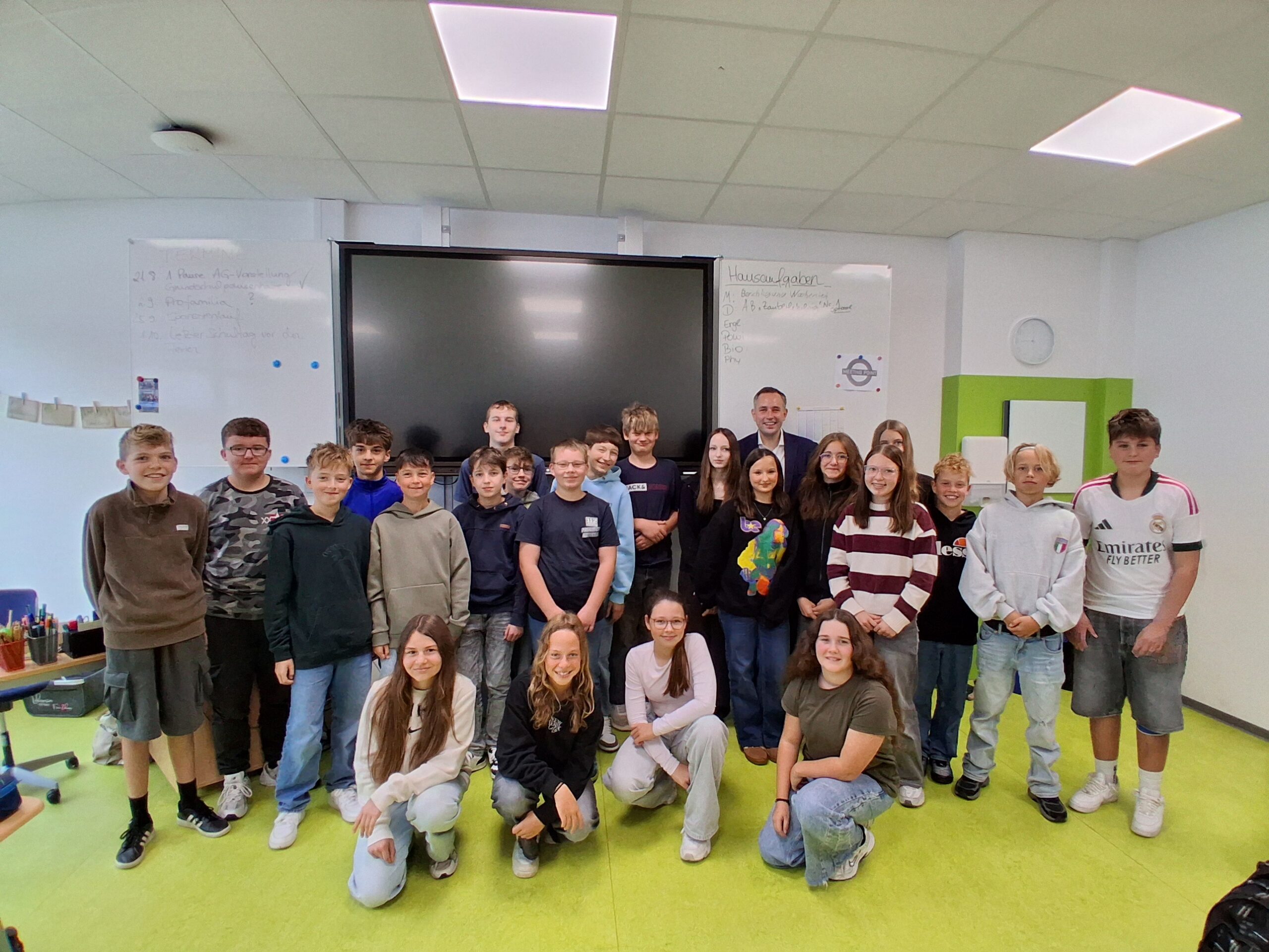 Klassenfoto mit D. Philipp